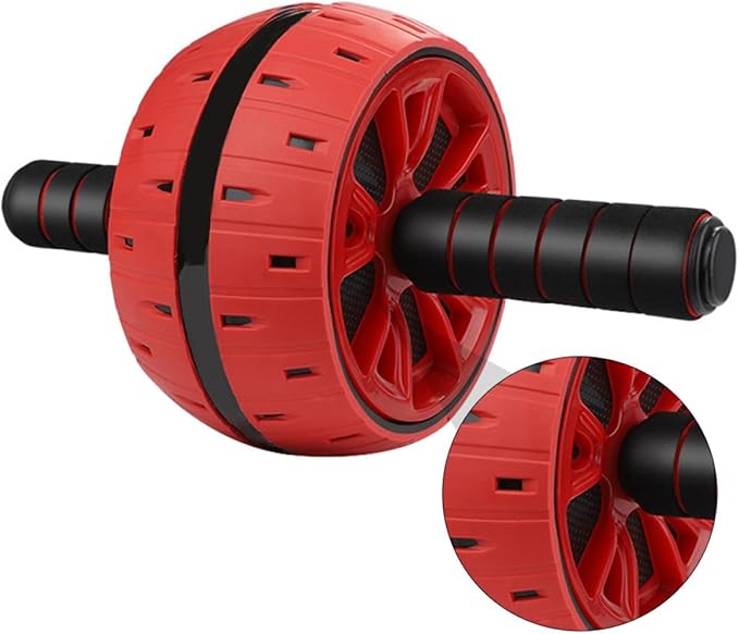 Alasum Ab Roller Wheel with Knee Pad Quiet Exercise Fitness Roller Wheel for Core and Abdominal Workout for Home Strength Training