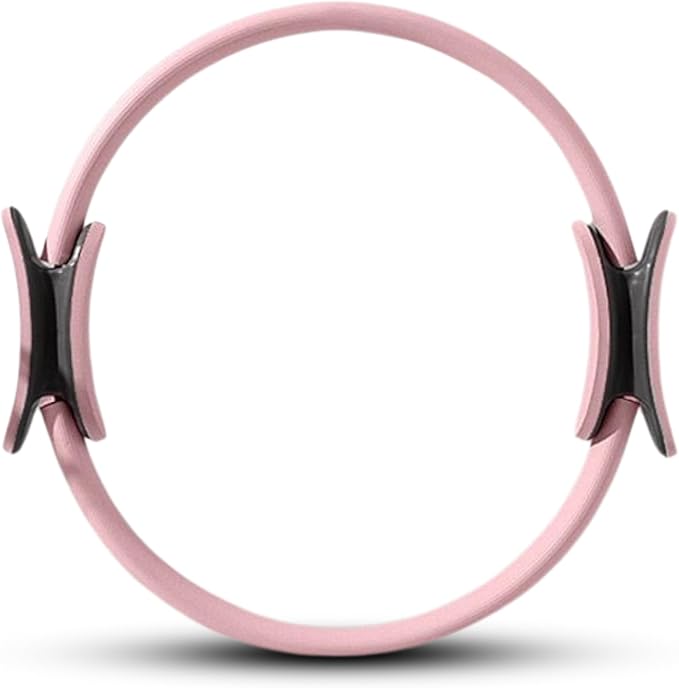 Pilates Ring for Full Body Workouts - Fitness Circle with Dual Padded Handles - Non-Slip, Lightweight, Durable Exercise Ring for Core | | 14.96 Inch