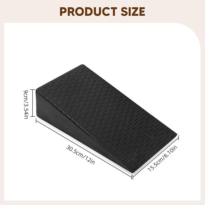 Foam Yoga Wedge Block Slanting Board Foot Incline Board Non Slip Calf Stretching
