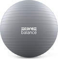 Core Balance Exercise Ball, Stability Ball for Yoga, Pilates and Fitness, Gym Ball for Home Gym and Office Chair, Training, Physical Therapy, Anti Burst, Pump Included, 55cm 65cm 75cm 85cm