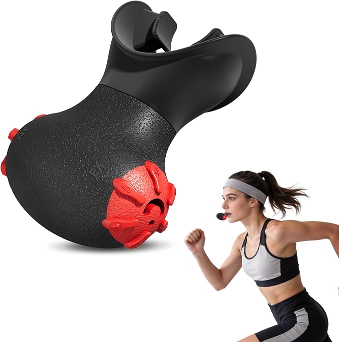 Sonmol Breathing Exercise Device for Lungs with 5 Resistance Levels & 2 Detachable Mouthpieces | Lung Trainer for Natural Respiratory Therapy | Lung Exerciser Device & Breathing Exercise Device Peak