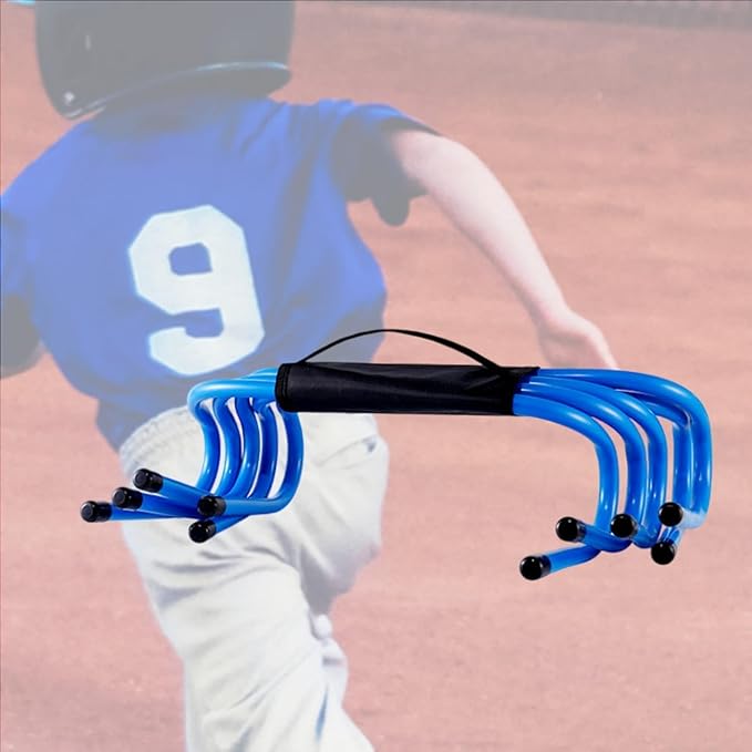 Yiju 5 Pieces Football Training Hurdles Physical Training Obstacles Practical Physical Training Barrier for Basketball Training