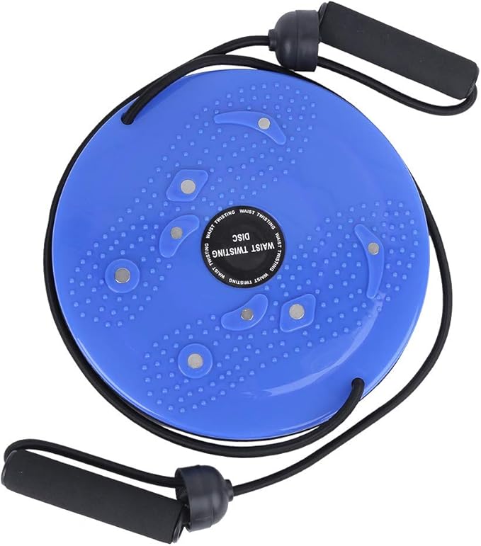 Twisting Disc Board, 25cm Waist Trainer for Fitness & Slimming, Exercise Twist Board with Pull Rope for Aerobic Workouts