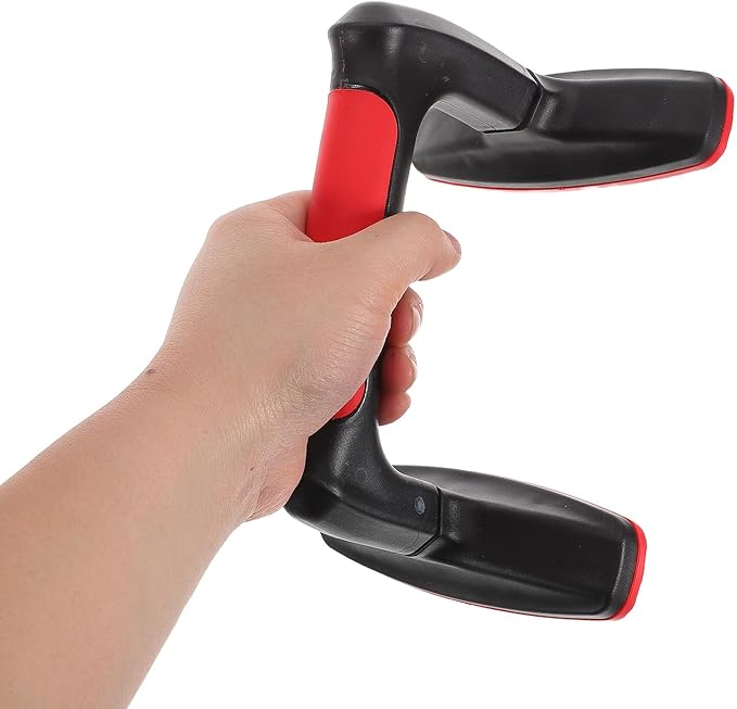 Didiseaon 2pcs Red Plastic Push up Bars Stands for Strength Training and Calisthenics Workout Equipment, Non-slip Push up Handles for Home Gym Fitness and Chest Muscle Exercise