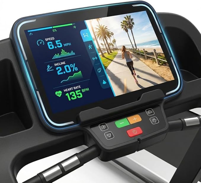 Foldable Treadmill with Auto Incline - Commercial 48"x18" Wide Running Belt, 20% / 15% Incline, 10MPH, 3.5HP Brushless, Walking Pad Treadmill for Home, Auto Folding, No Installation, 350LBS