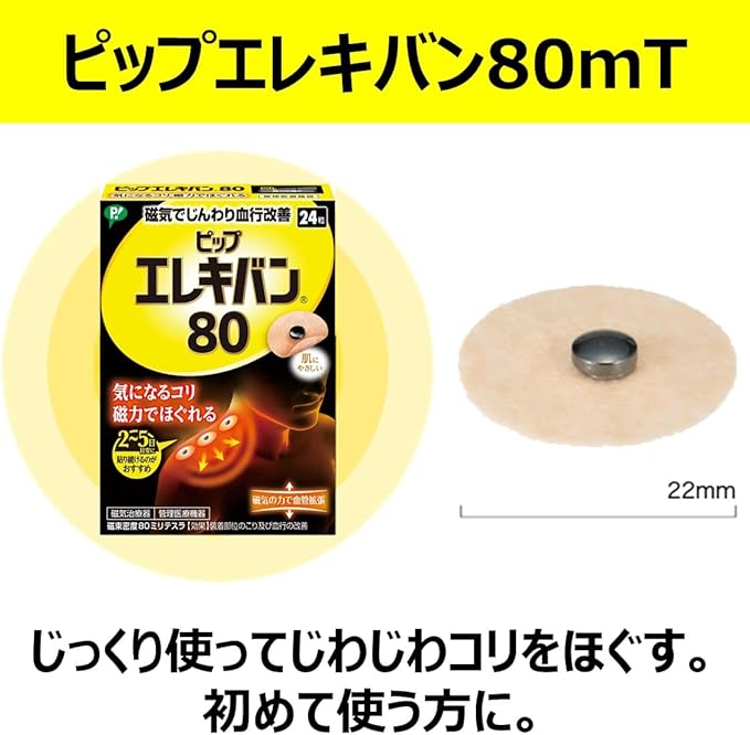 PIPP ELECIBAN 80 (Magnetic medical supplies) 12magnets