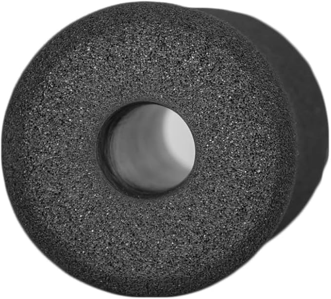 Foam Foot Pads Rollers Two Pair for Home Gym Exercise Machines Equipments Replacements with 1 Inch(2.5cm) Rod (Foam 5.12" X 2.76" Od X 0.87" Id)