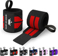 TECEUM Weightlifting 18" & 12" Wrist Wraps with Thumb Loop – Heavy Duty Wrist Workout Braces for Men and Women – Ideal for Powerlifting, Strength Training, Bodybuilding