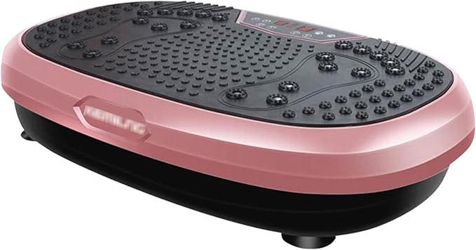 Vibration Plate Exercise Machine Whole Body Vibration Platform Machine with Loop Resistance Bands for Home Fitness Training & Weight Loss