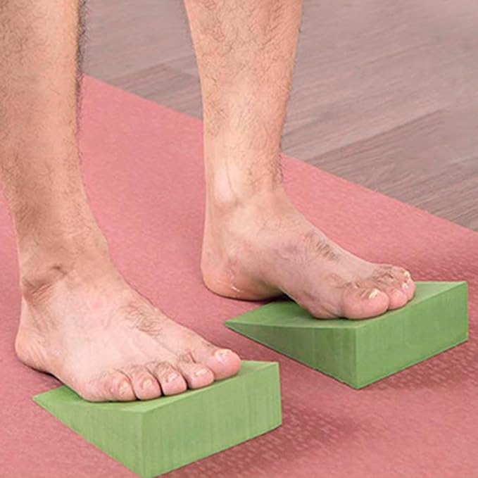 Yoga Wedge Block – Professional Height Foam, Slant Stretch Board, Supportive Incline Pad With Stable Cushion Feature | Ideal Leg Calf Ankle Foot Stretching Exercise Studio Home Training Use