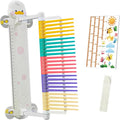 Vertical Jump Tool Kids – Adjustable Test Pole, Training Stick Equipment | Height Measuring Sport Aid, Educational High Jump Tester, Fun Skill Builder with Marker for Playground, School and Gift Uses