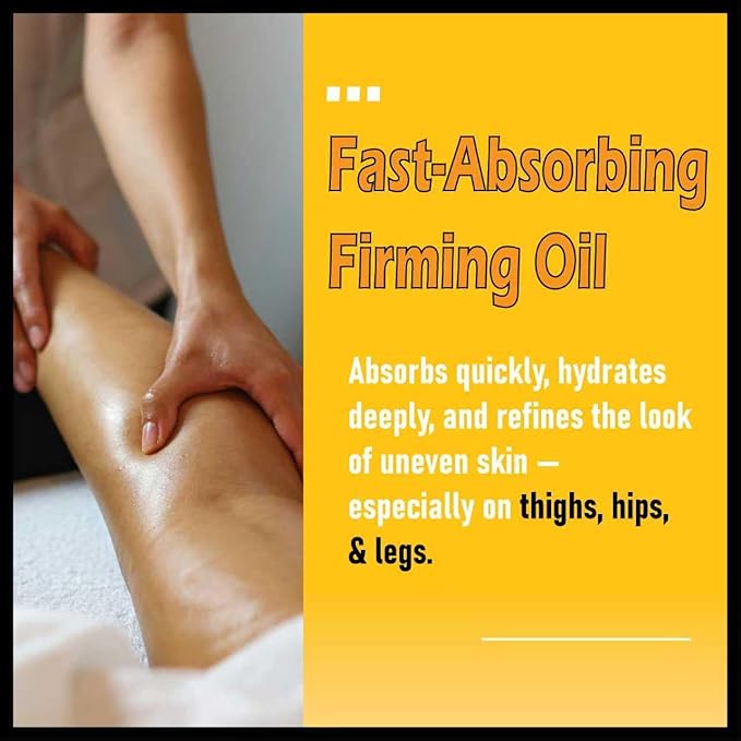ELovelle Anti-Cellulite Massage Oil, Firming Body Massage Oil with Collagen & Stem Cell,elps Smooth The Appearance of Cellulite & Improve Skin Texture (1pc)