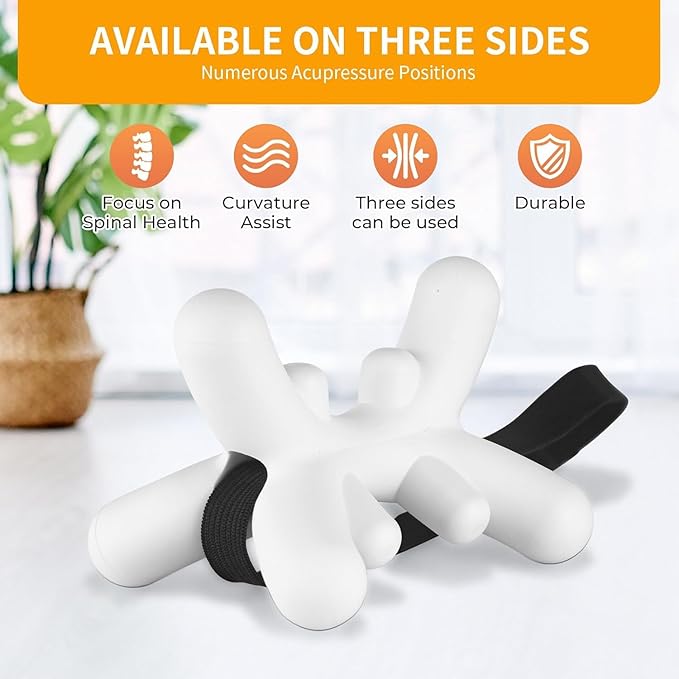 Docemel Occipital Release Tool,Neck Massager and Shoulder Trigger Point Massager for Headache Relief,Deep Tissue Trigger Point Massage Tool with Acupressure Design Targeting Hard-to-Reach Muscles