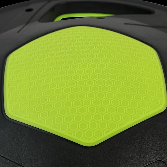 Energi Core Balance Board for Standing Desk and Core Workout - Anti-Slip Surface - Black, Green