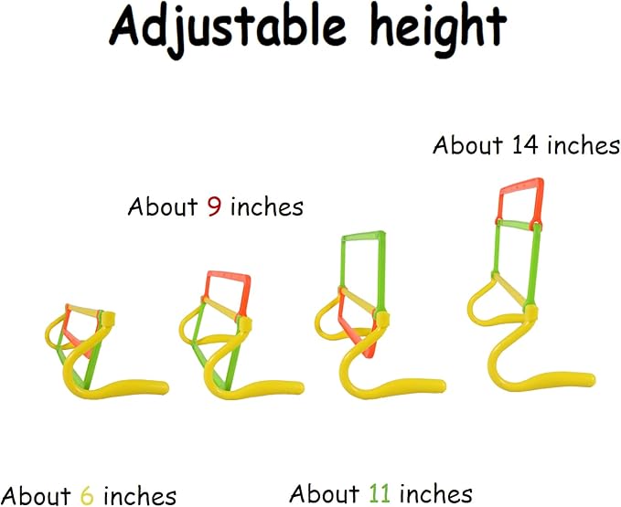 TNZMART Agility Hurdles, Adjustable Training Hurdles with 4 Heights and 3 High Visibility Colors for Soccer, Agility and Fitness Training