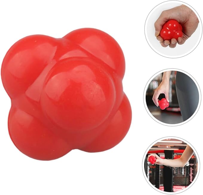 Hexagonal Agility Training Ball Durable Exercise Ball for Fitness Coordination and Reaction Training for