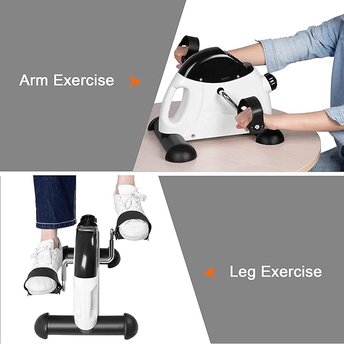 Mini Exercise Bike, Uten Under Desk Bike Pedal Exerciser, Peddler Exerciser