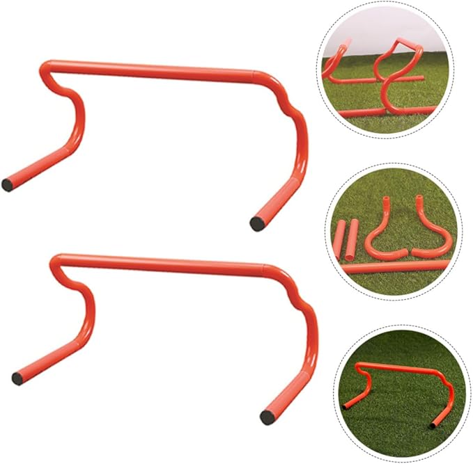 3pcs Adjustable Agility Speed Training Hurdles Portable Detachable Hurdles for Soccer Basketball Football Workout Ladder Drills Outdoor Training Equipment Set