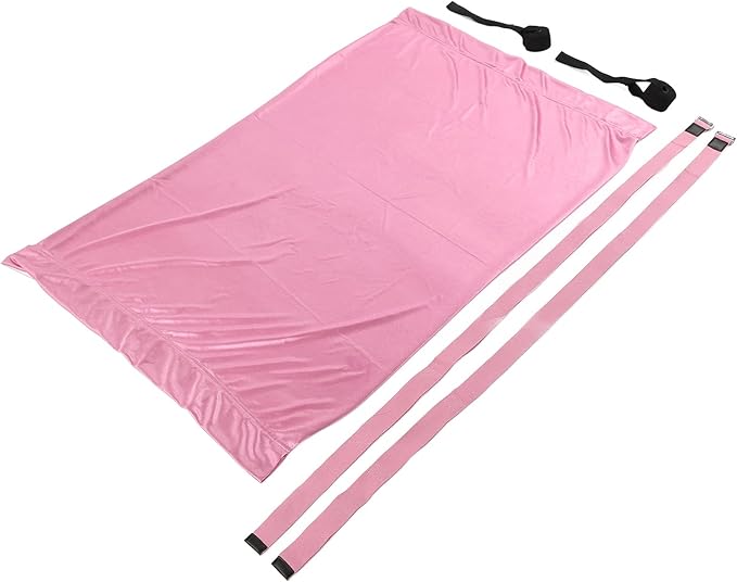 Premium Aerial Hammock Yoga Swing Kit Yoga Hammock Handstand Split Leg Stretchable Training Portable Elastic Aerial Hammock for Home Sky Blue(Pink)