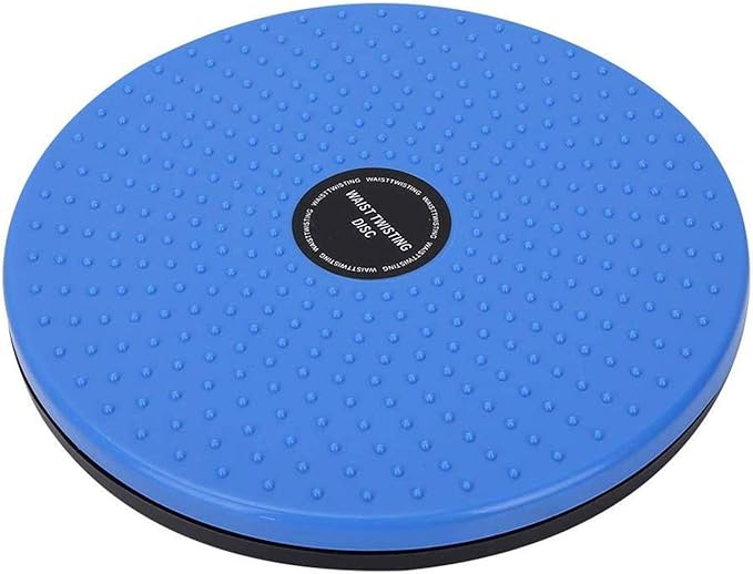 Twisting Waist Disc, Body Shaping Twisting Waist Machine Rotating Board Female Twister Exercise Sports Equipment Aerobic Exercise Foot Massage (Blue)