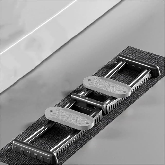 Foldable Skiing Exerciser Leg Splitter Ski Machine Portable Body Slimming Trainer Collapsible Leg Magic Machine Yoga Fitness Equipment for Use(Gray,Hip Training Circle)