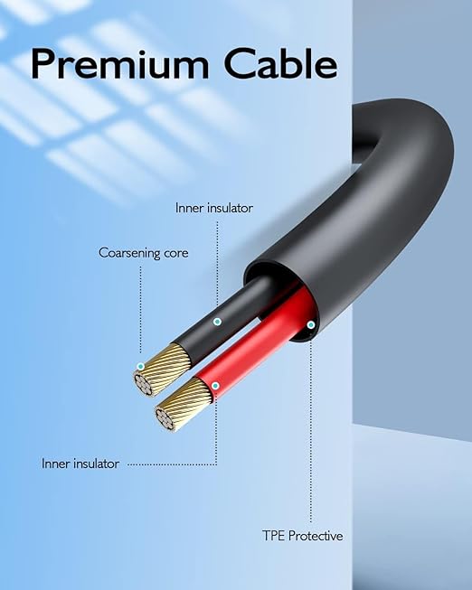 AC Power Cord Compatible with SoftGym Vibration Plate Exercise Machine Whole Body Workout Vibration Platform,Waver Vibration Plate for Home Fitness Power Supply Cord Cable