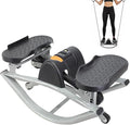 Rock Stepper, Rock Lateral Stepper Side to Side, Low Impacts Fitness Rocking Steppers Machine, Portable Compact Step Rocker Exercise Machine Home Workout Fitness, for Leg Core Glutes Training