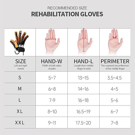 Both Hands Rehabilitation Robot Gloves, 2024 Electric Hand Function Equipment, Stroke Hemiplegia Fingers Recovery Massage Therapy, Finger Robot Rehab Gloves