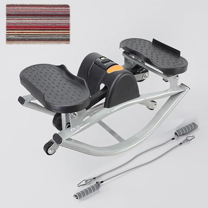 Rock Stepper, 2026 New Generation Rock Stepper Side-to-Side Machine for Home Exercise – Burn Fat Faster in 15 Minutes | Low-Impact Glutes with Digital Display & Anti-Slip Mat