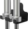 Barbell Wall Holder, Garage Gym Bar Wall Rack, Vertical Barbell Mount Rack, Space Saving Commercial or Home Gym Accessory,Holds Under 30mm Bar Size