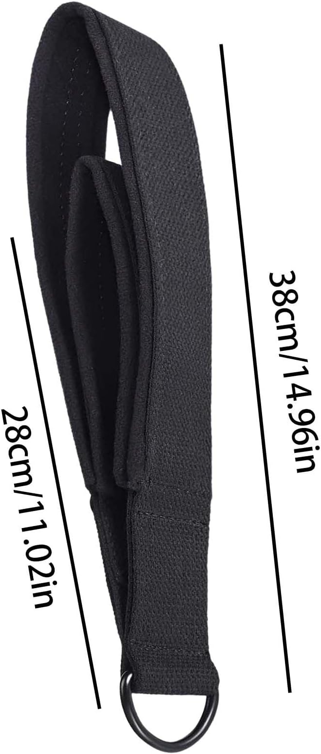 Yoga Pilates Straps Double – Set Of 2 Fitness Stretch Bands, Durable Reinforced Webbing Material, Hand And Foot Design, Secure Grip Support, Flexibility And Strength Training Equipment