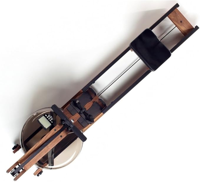 WaterRower Walnut Rowing Machine with S4 BLE Monitor | USA Made Water Rower | Original Handcrafted Erg Machine for Home Use & Gym | Best Warranty