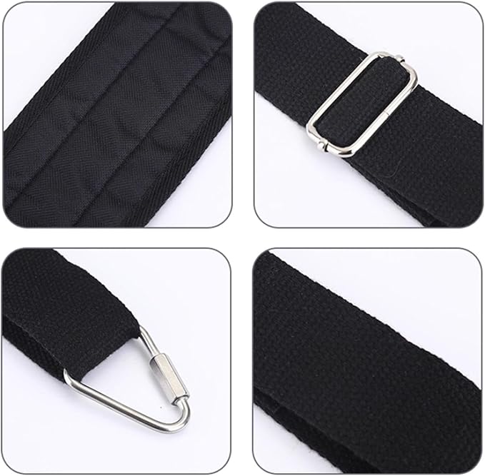Pilates Foot Strap Exercise Belt Leg Strap for Reformer Adjustable Length for Arms