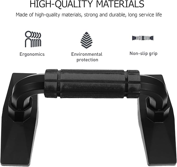 UPKOCH Push-up Stands 2pcs H-shaped Bodybuilding Supplies Small Indoor Push-up Frames Hand Grips for Chest Muscle Workout Home Gym Strength Training Equipment