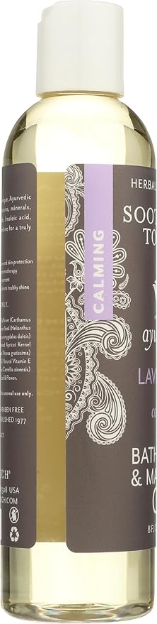 Soothing Touch Bath Body & Massage Oil, Calming Lavender - 8 Oz