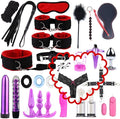 Fashion 28 Piece Pilates Soft Leather Nylon Hand, Foot, and Hip Equipment Set, Couple Cosplay Clothing, Fun Yoga Accessories, Original Gift (Red)