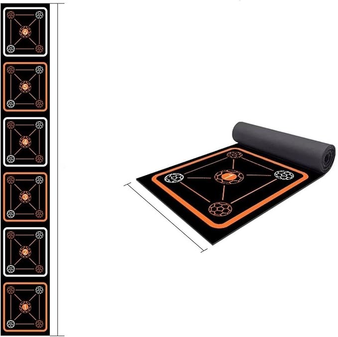 Yiju Agility Ladder Mat Training Equipment Anti Slip Rubber Base Speed Agility Training Ladder for Sports Football Workout Tennis