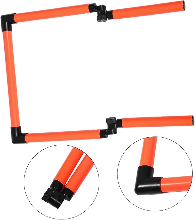 Agility Jump Hurdle Football Basketball Training Speed Enhancement Sturdy PVC Construction