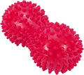 Spiky Massage Ball Peanut Massager Ball Fitness Exercise Mobility Peanut Ball Pain Muscle Steess Foot Myofascial Relief for Plantar Fasciitis Heel Foot Arch Pain ()