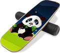 Balance Board Surf Trainer with Adjustable Stoppers - 2 Different Distance Options Balance Board for Surfing, Snowboarding, Skiing, Skateboarding, 300lbs Capacity