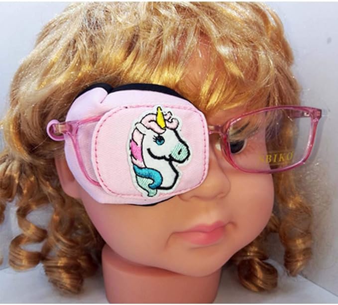 Creative Cartoon Eye Patch Single Glasses Cover Lazy Eye Amblyopia Treatment for Kids