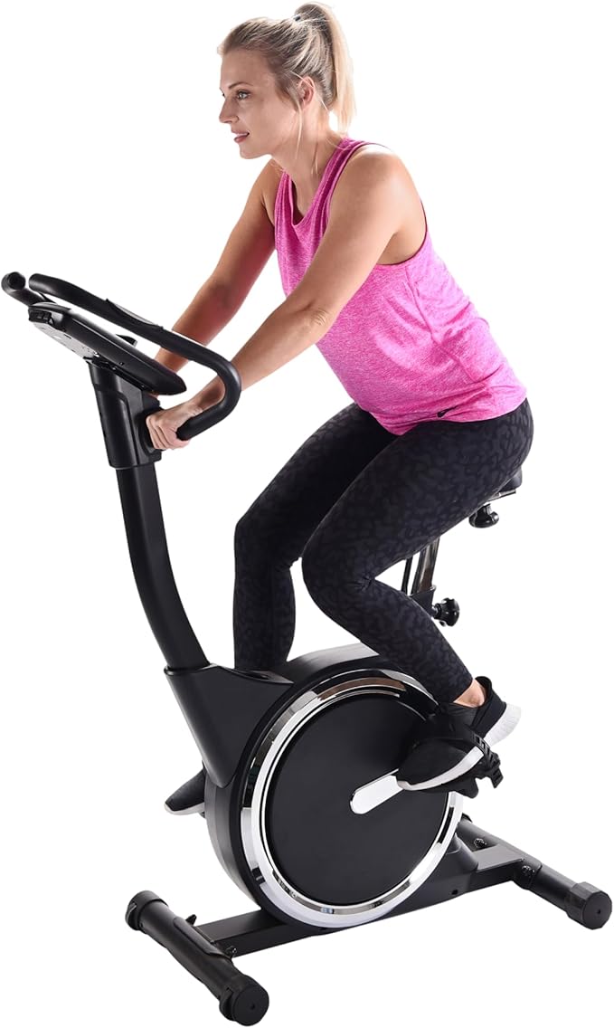 Stamina Magnetic Exercise Bike 345 - Fitness Bike with Smart Workout App - Exercise Bike for Home Workout - Up to 250 lbs Weight Capacity