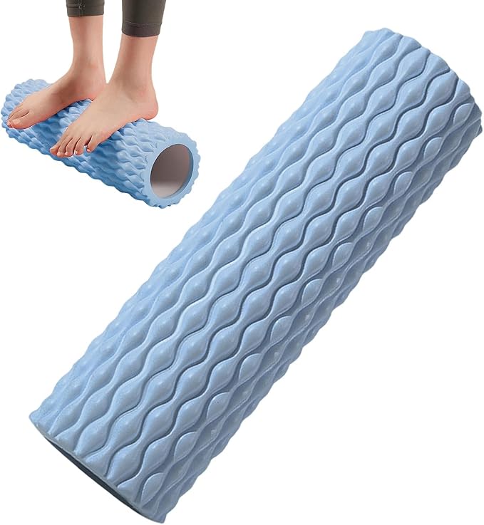 Sports Foam Roller - High-Density Muscle Massager, Deep Tissue Trigger tharapy | Ideal for Physical tharapy, Yoga Pilates and Exercise Recovery, Relieve Muscle Soreness and Improve Flexibility