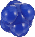GALPADA Large Hexagonal Reaction Ball for Speed Agility Training, Blue Silicone 68mm Fitness Ball for Indoor Exercise and Baseball Training Supplies