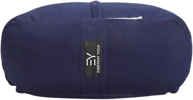 Everyday Yoga Premium Bolster, Soft & Supportive Meditation Pillow with Carry Handle, Lightweight Cushion for Restorative Yoga & Relaxation (Multi-Color)