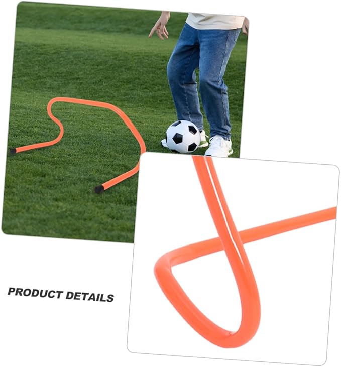 Veemoon 4pcs Agility Hurdles Set, 15cm Plastic Speed and Soccer Training Equipment, Lightweight Sports Training Accessory for Football and Basketball Drills