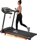 15% Incline Treadmill with Handle, 3-in-1 Portable Treadmills for Home and Office, Foldable Treadmills with 300 Lbs Weight Capacity, 3.0HP Quiet Walking Pad Treadmill, Three Screen