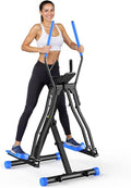 OWLSKY Air Walk Elliptical Exercise Machine for Home Gym – Full-Body Cardio Cross Trainer Glide Exercise with LCD Monitor, Device Holder, Low-Impact Workout, Full Body Fitness Equipment 400LBS