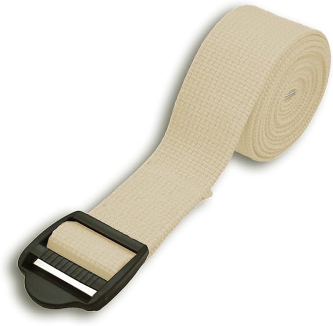 YogaAccessories 8' Cinch Buckle Cotton Yoga Strap