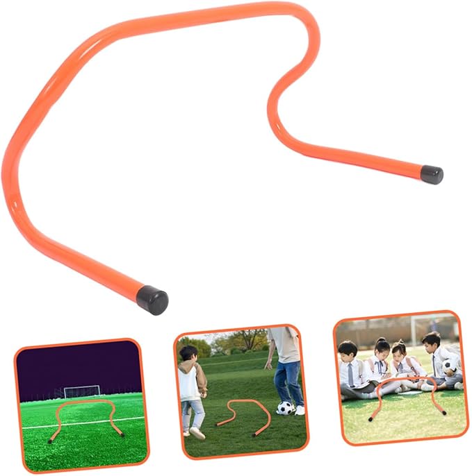 Veemoon 4pcs Agility Hurdles Set, 15cm Plastic Speed and Soccer Training Equipment, Lightweight Sports Training Accessory for Football and Basketball Drills